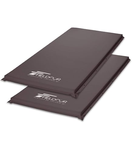 Amazon | FIELDOOR 車中泊マット 10cm厚 自動膨張マットレス 連結可能